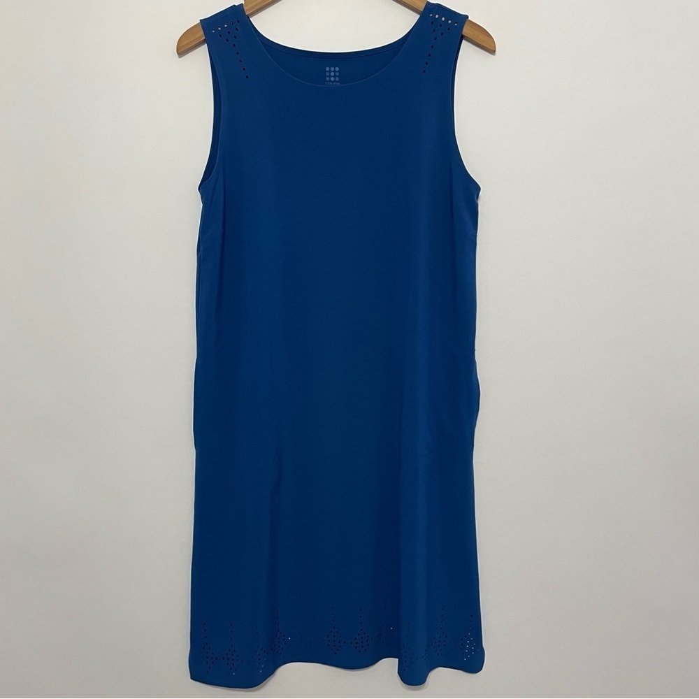 Title Nine Blue Sleeveless Cutout Details Tank Dress Size Medium